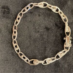Sterling Silver Chain Bracelet - 7.5 inches in length